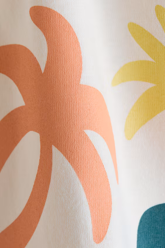 Свободная футболка с принтом