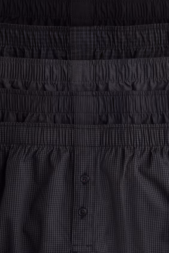 Пакет из 5 шортов в хлопковой ткани