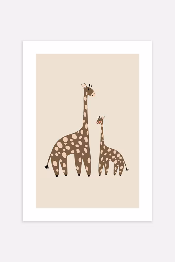 Постер точки жирафы dotty giraffes