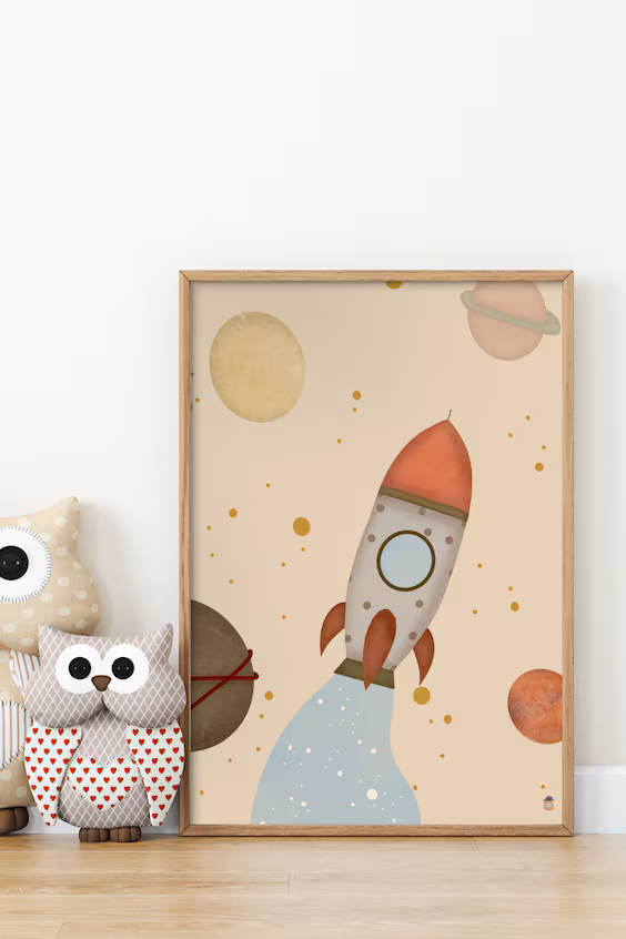 Игрушка ракета rumle rumskib