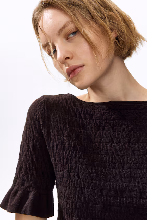 Свитер из текстурированной ткани h&m