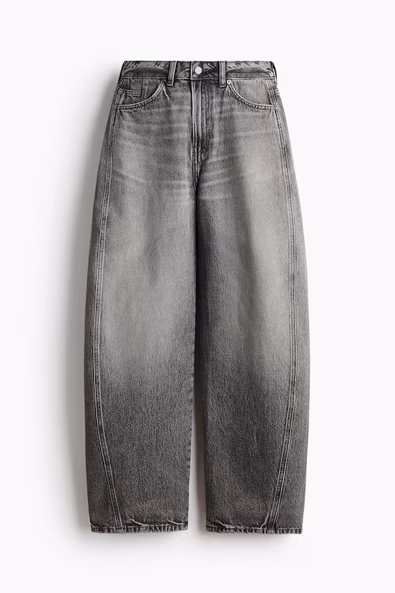 Свободные джинсы baggy high