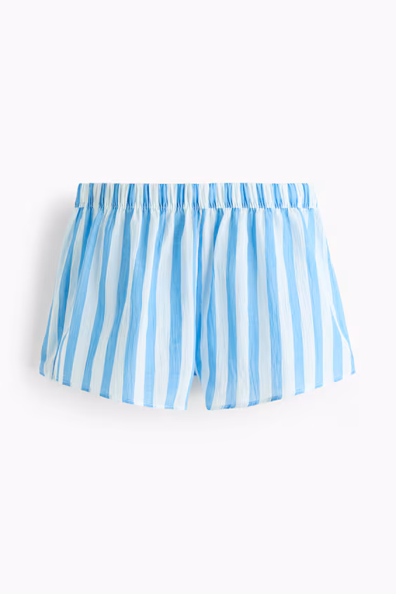 Хлопковые шорты в полоску h&m