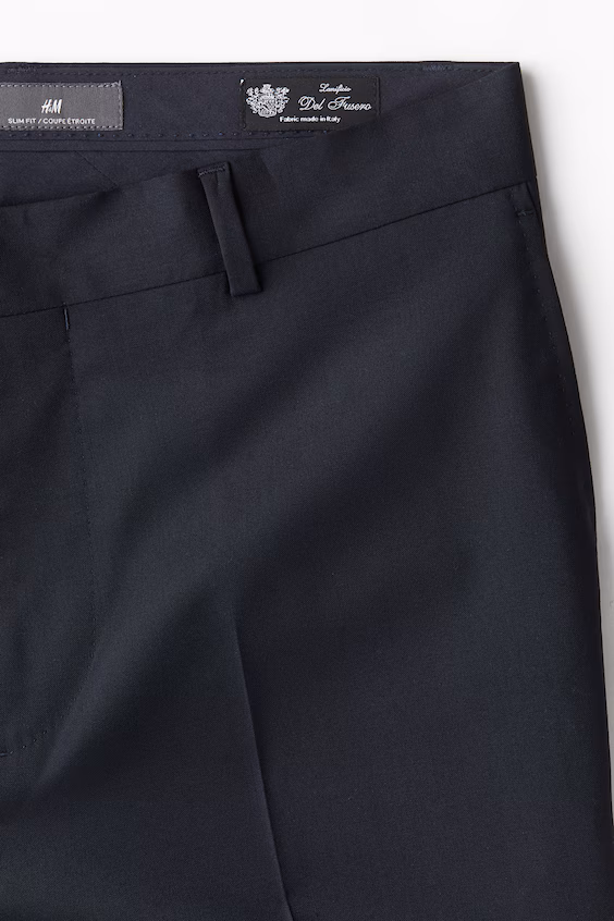 Брюки костюма slim fit