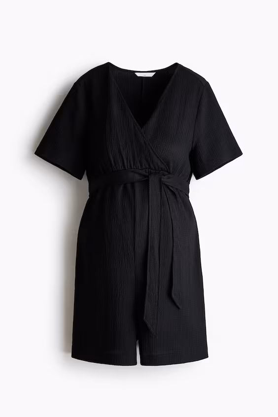 Mama короткий комбинезон из мятого джерси
