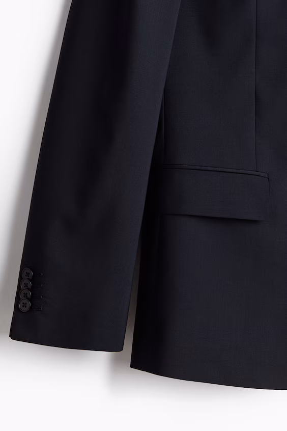 Пальто из шерстяной смеси slim fit