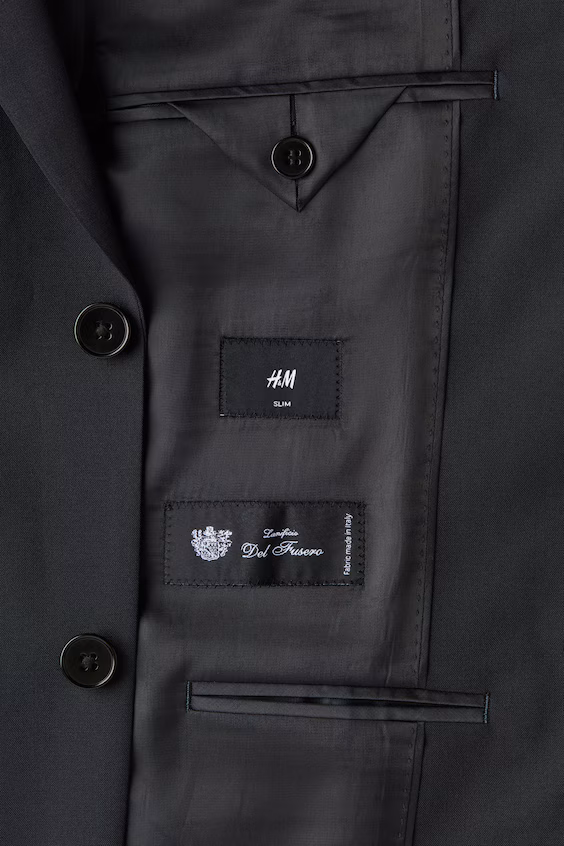 Пальто из шерстяной смеси slim fit