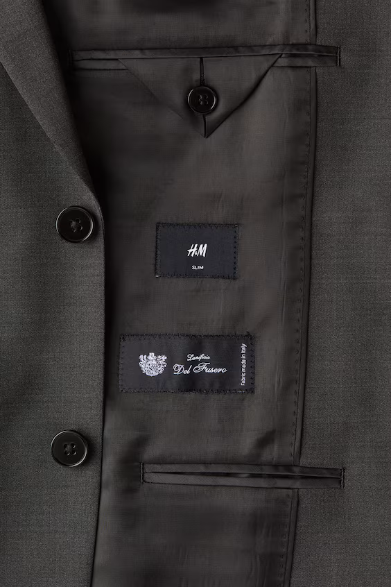 Пиджак из шерстяной смеси slim fit