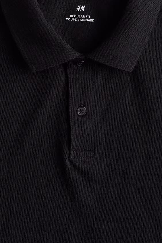 Поло из пике стандартный крой