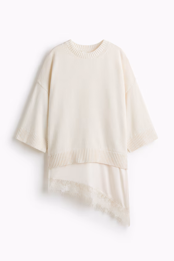 Свитер с эффектом многослойности h&m