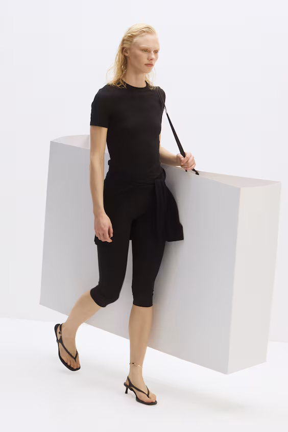 Футболка в рубчик cooling slim fit
