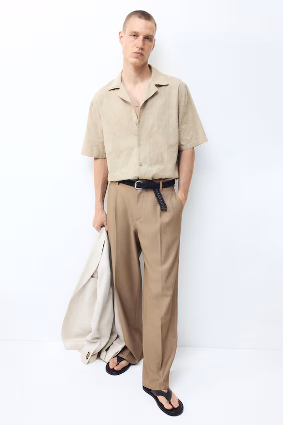 Брюки классического стиля loose fit