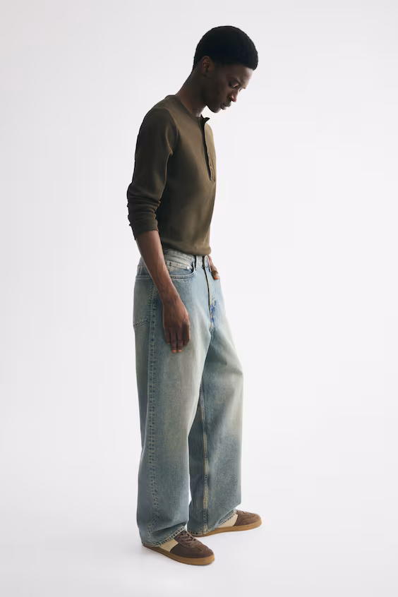 Свободные джинсы baggy