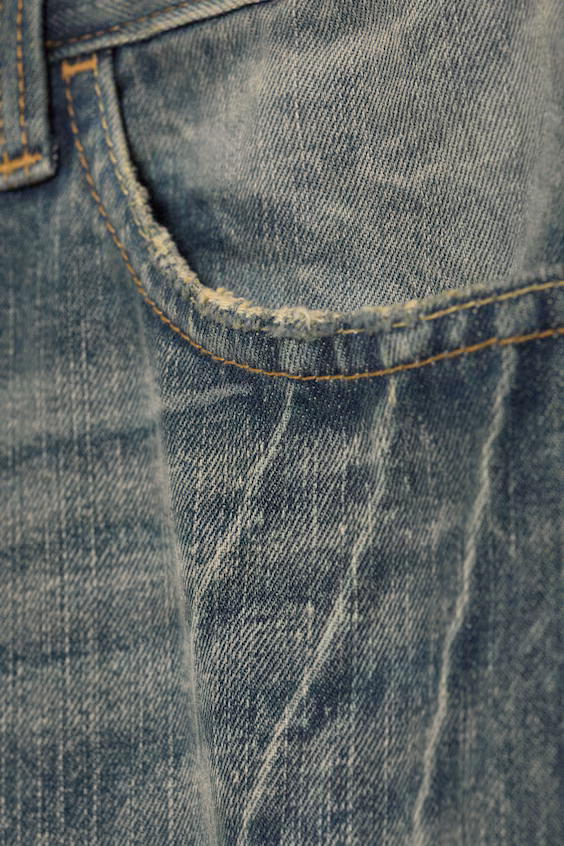 Джинсы bootcut с пониженной талией, стандартная посадка