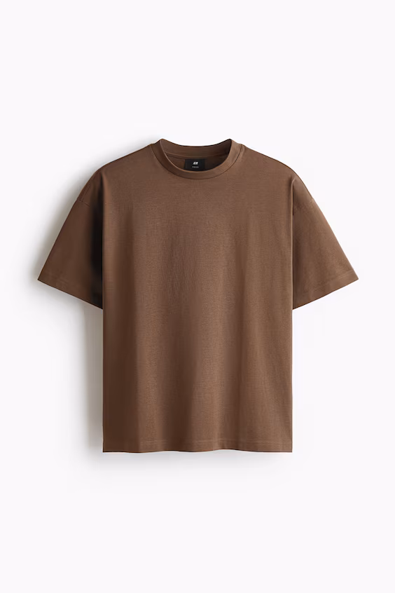Футболка из хлопка с комфортным кроем oversized