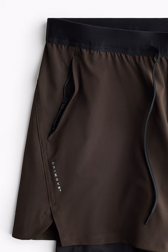 Спортивные двухслойные шорты с drymove™