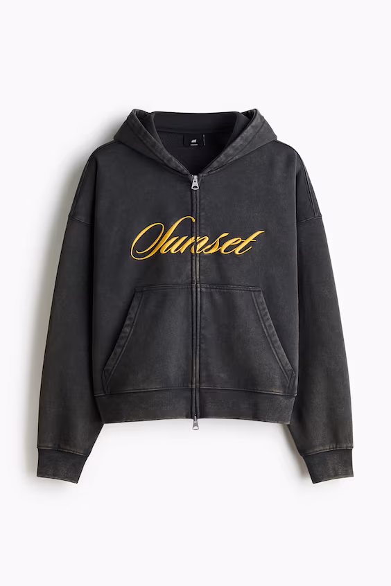 Пальто с капюшоном oversized fit
