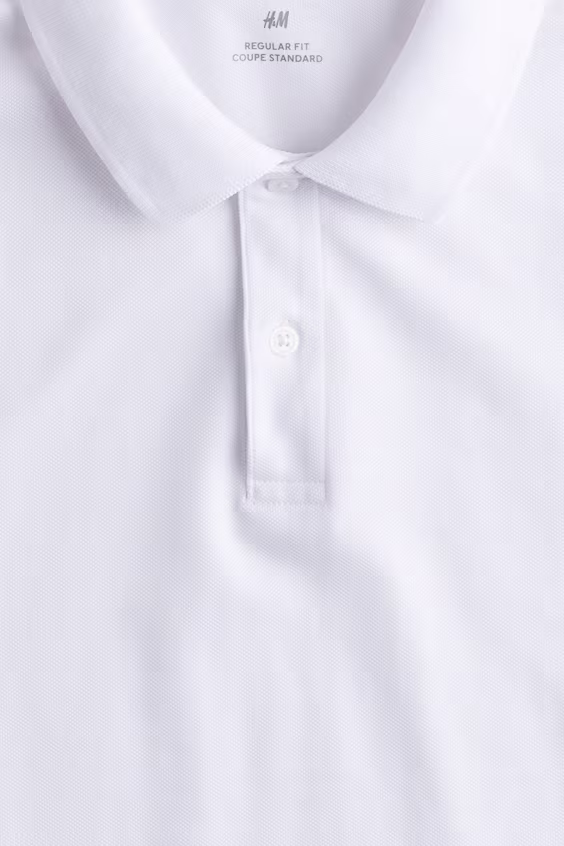 Поло из пике regular fit