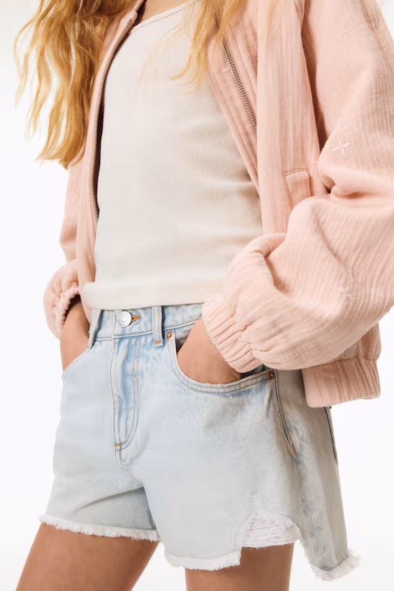 Джинсовые шорты relaxed fit