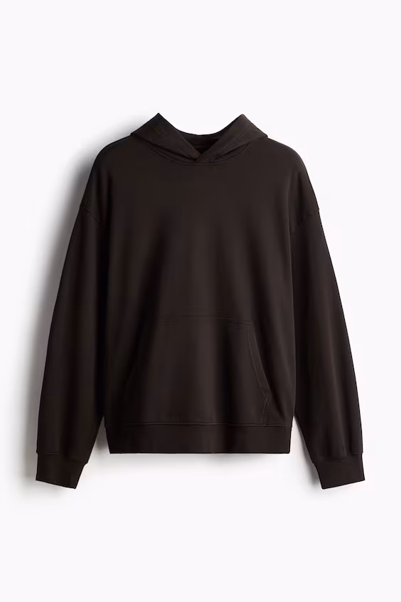 Худи с капюшоном и эффектом потертости луз фит