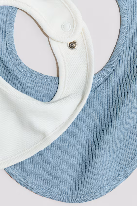 Набор из 2 хлопковых слюнявчиков h&m