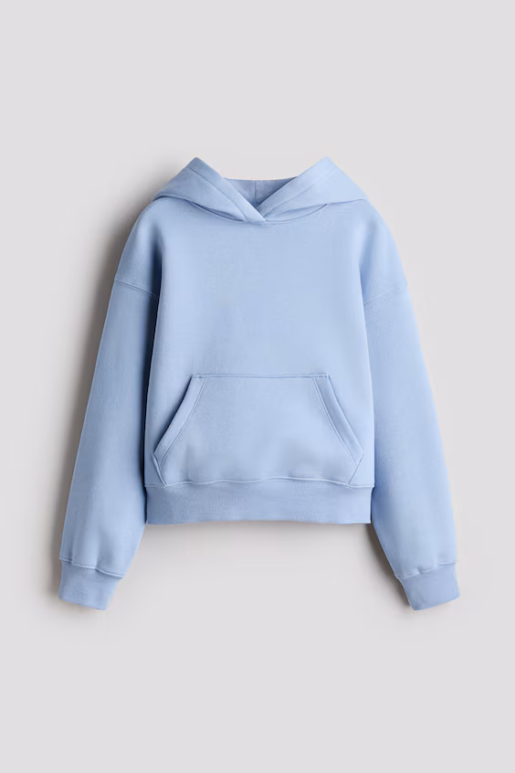 Свитшот с капюшоном и теплой внутренней стороной h&m
