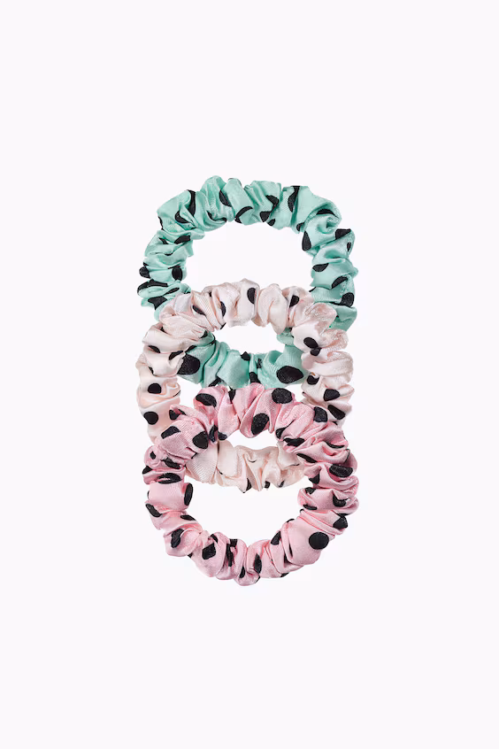 Набор из 3 резинок для волос с принтом pack de 3 scrunchies estampados h&m