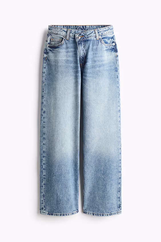 Джинсы wide regular waist