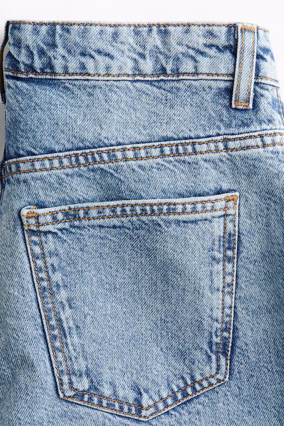 Джинсы wide regular waist