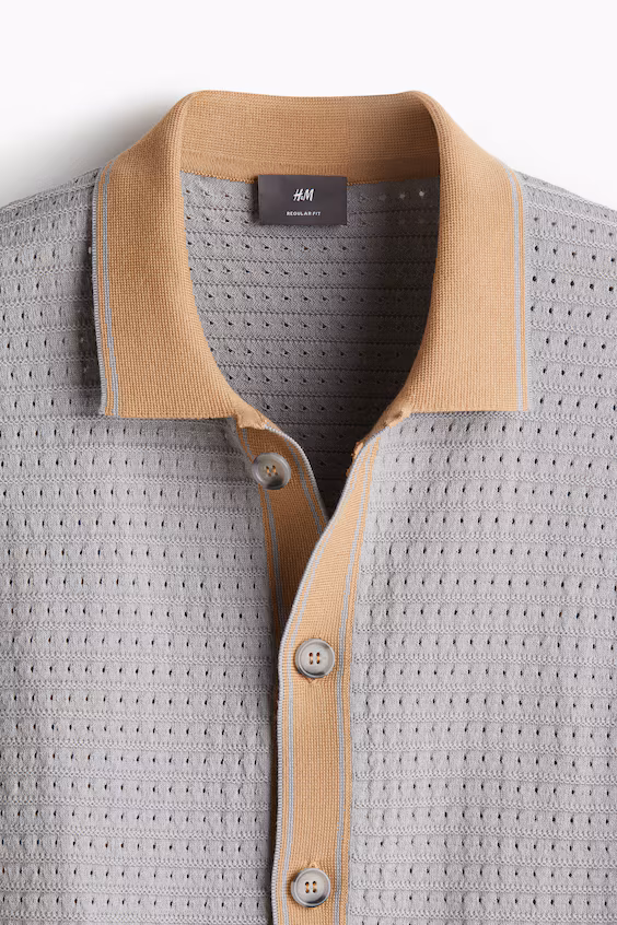 Рубашка из мягкой ткани regular fit