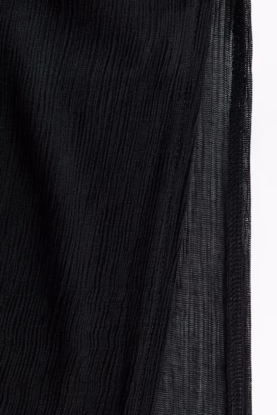 Миди-юбка из ткани с эффектом жатости