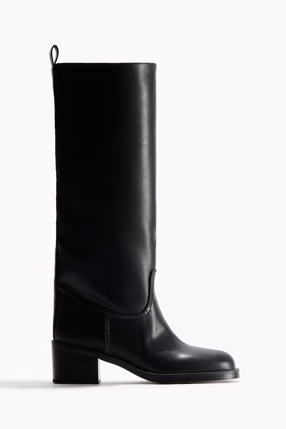 Ботинки с мехом до колена h&m