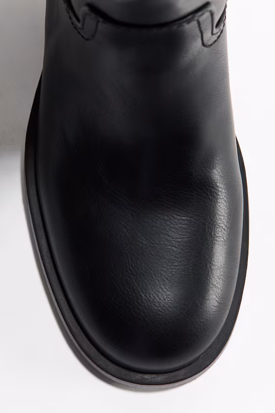 Ботинки с мехом до колена h&m