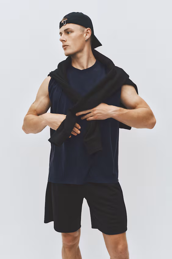 Спортивный топ без рукавов loose fit с drymove™