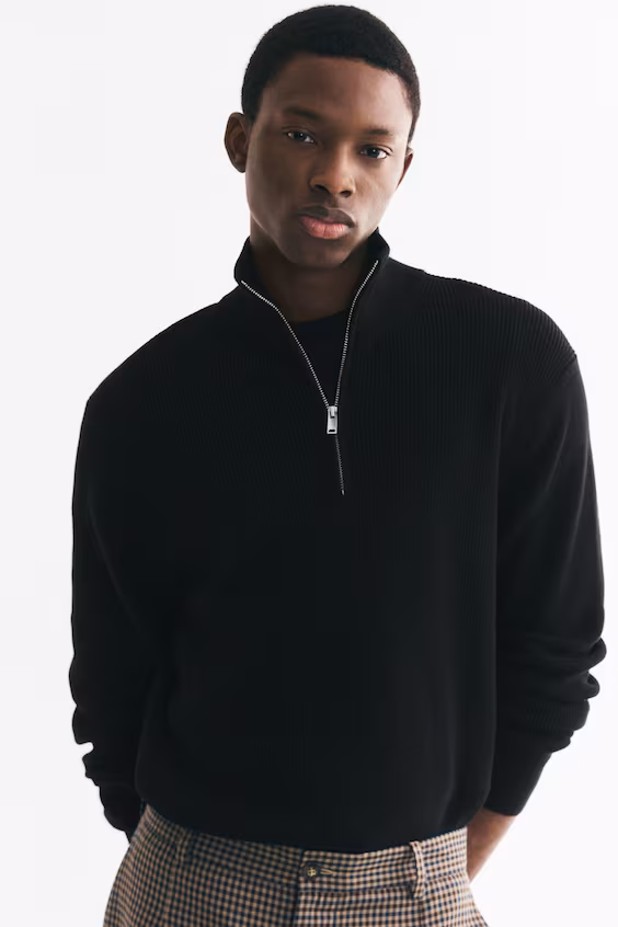 Свитер на молнии regular fit