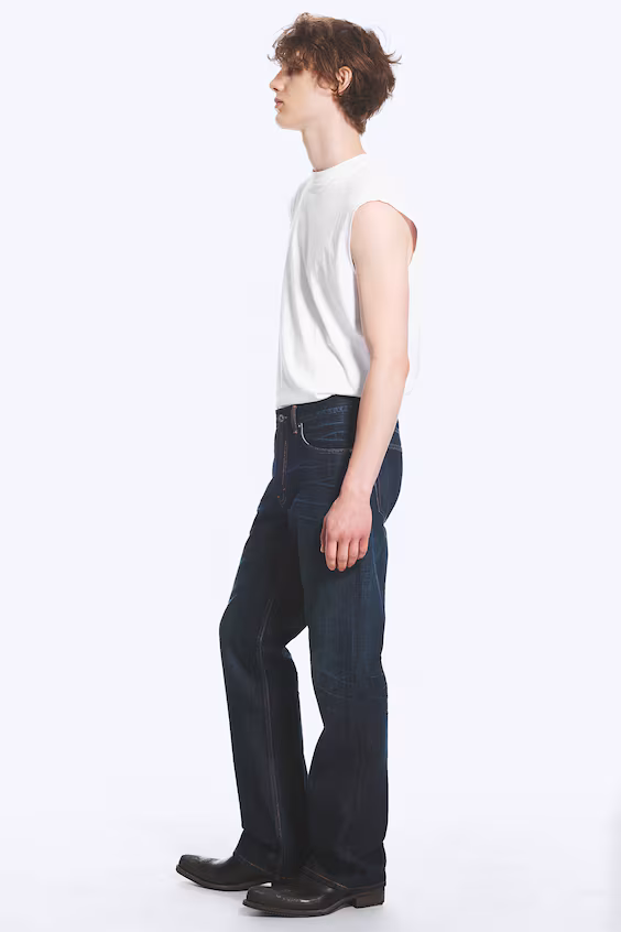 Джинсы mercury bootcut комфортного кроя средней посадки