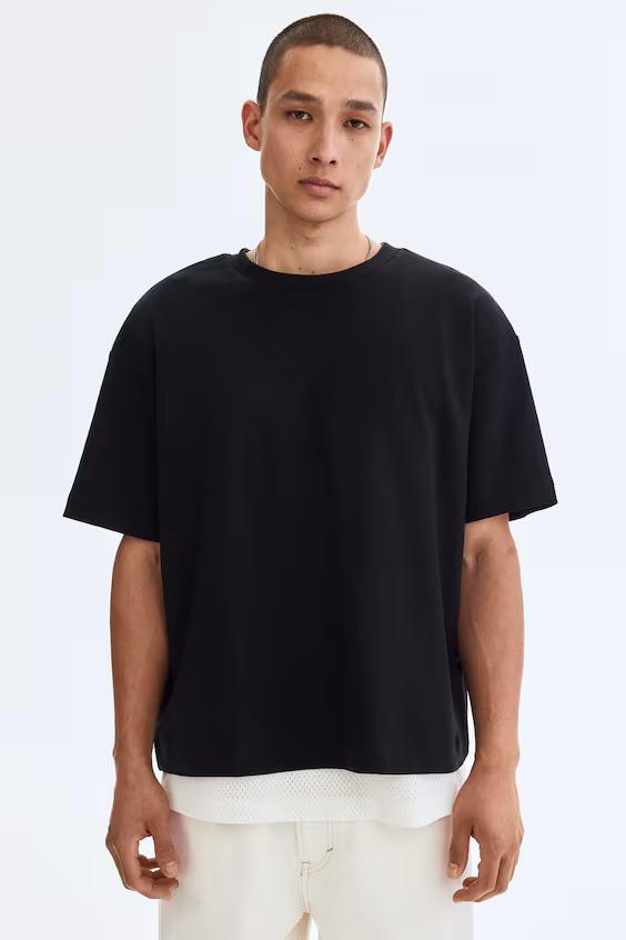 Футболка из интерлока loose fit