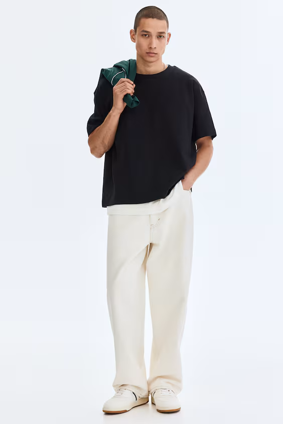 Футболка из интерлока loose fit