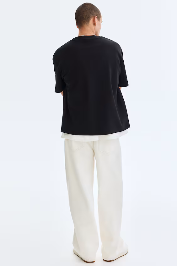 Футболка из интерлока loose fit