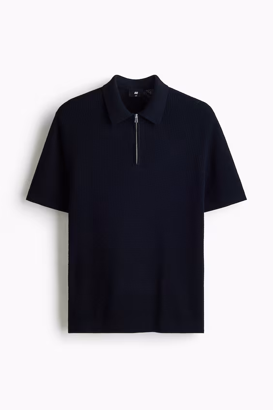 Футболка с текстурой slim fit