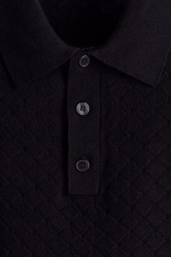 Футболка с текстурой slim fit