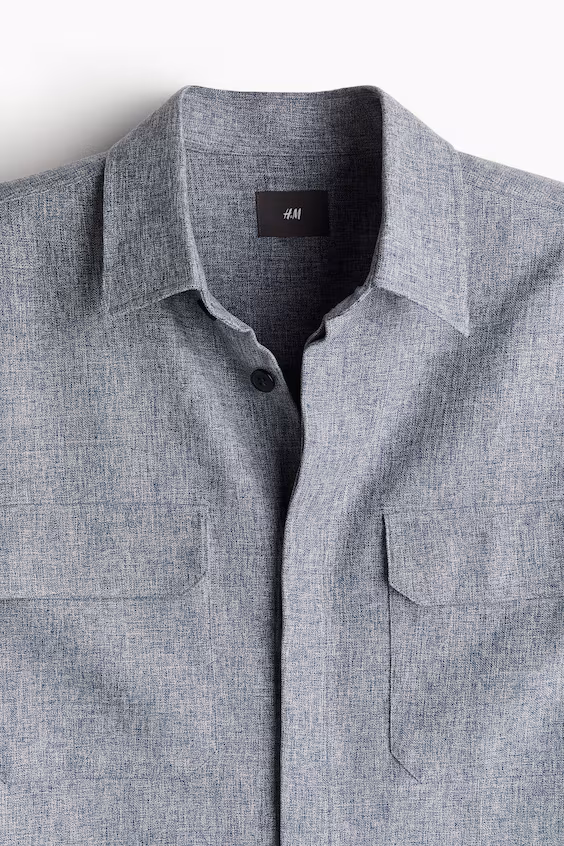 Рубашка с карманами regular fit