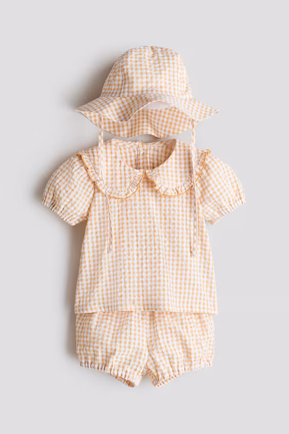 Комплект из 3 предметов из хлопка h&m