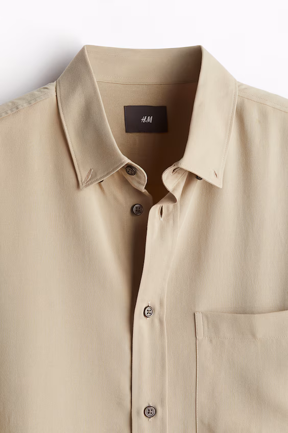 Рубашка из лиоцелла regular fit