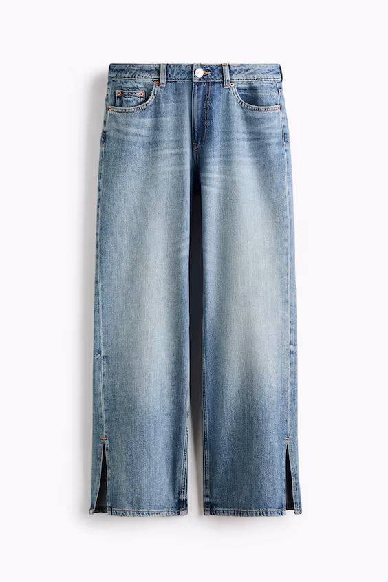 Джинсы wide regular waist