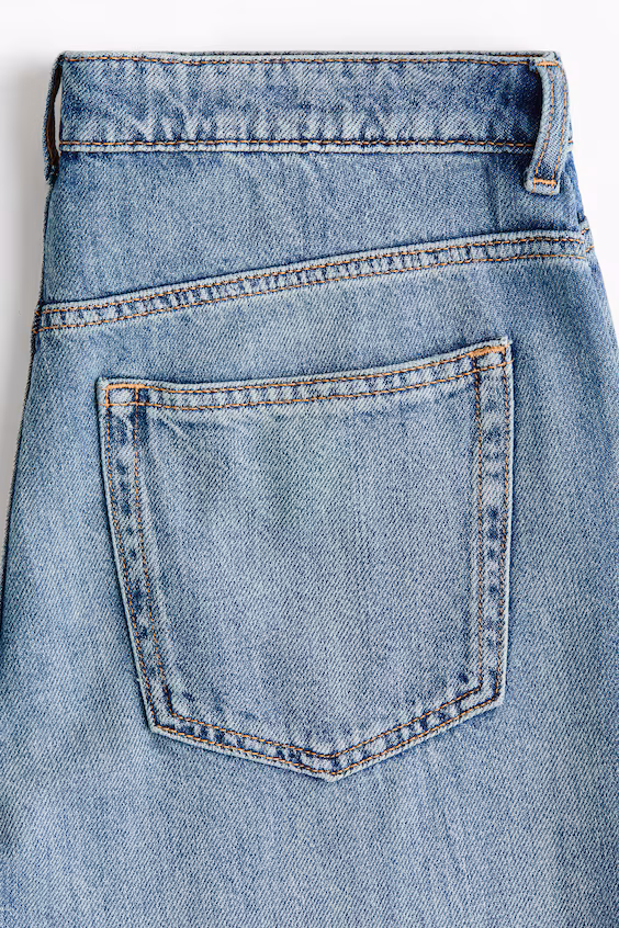 Джинсы wide regular waist
