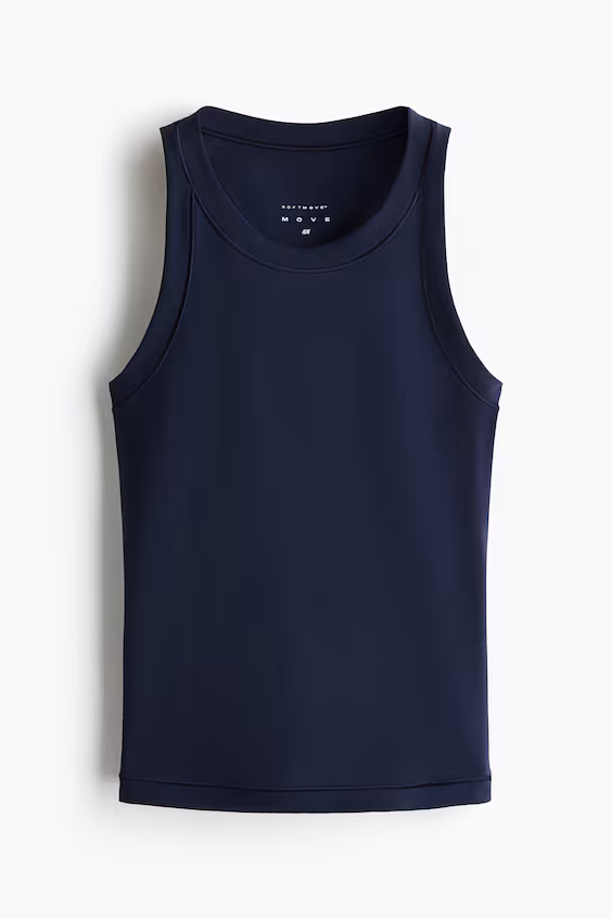 Спортивный топ без рукавов с технологией softmove™ slim fit