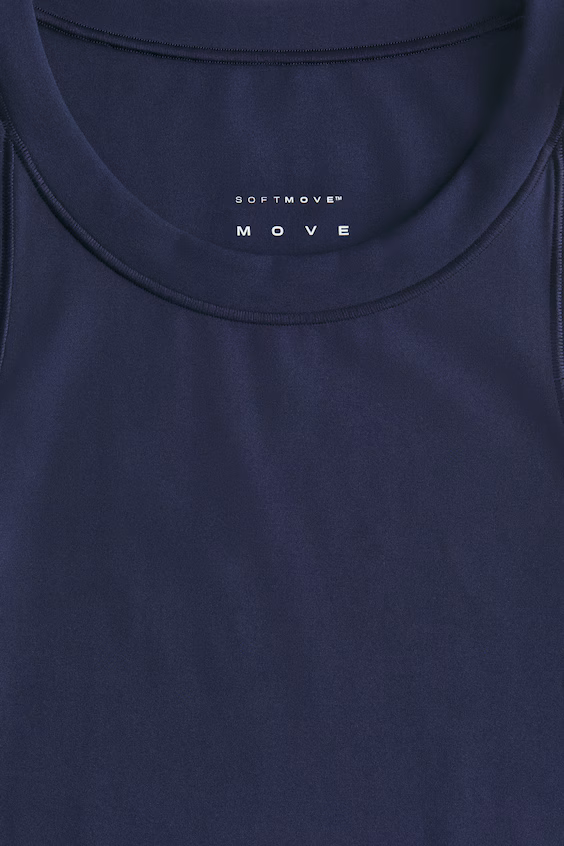 Спортивный топ без рукавов с технологией softmove™ slim fit