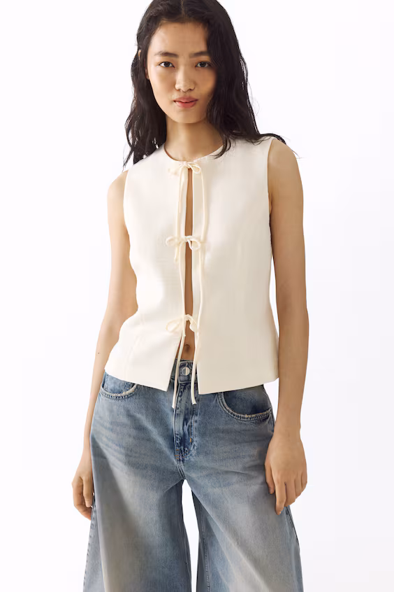 Жилет с завязками h&m