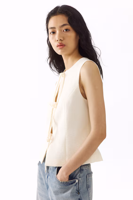 Жилет с завязками h&m